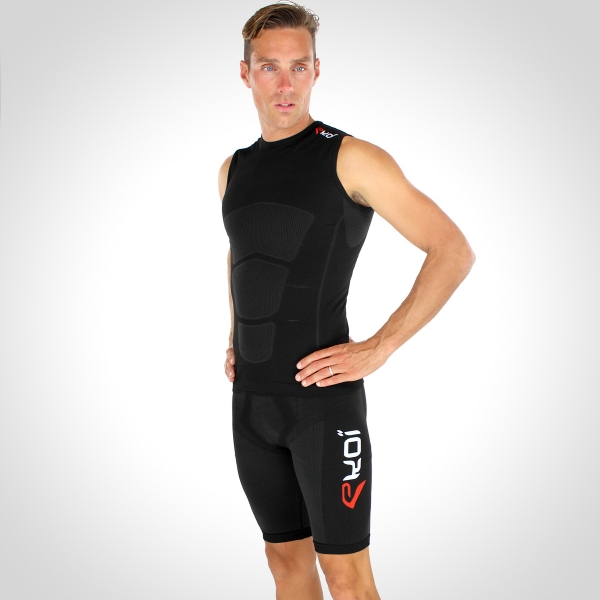 Pachetto EKOI RUN Short Senza maniche Nero Pachetto EKOI RUN Short Senza maniche Nero