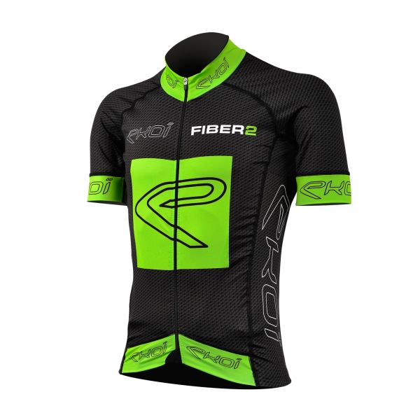 Maglia EKOI Carbon Fiber 2 Verde Fluo Maglia EKOI Carbon Fiber 2 Verde Fluo