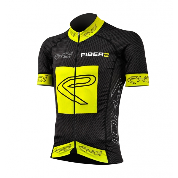 Maglia EKOI Carbon Fiber 2 Giallo Fluo Maglia EKOI Carbon Fiber 2 Giallo Fluo