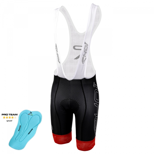 Pantaloncino EKOI Carbon Fiber 2 Proteam Rosso Pantaloncino EKOI Carbon Fiber 2 Proteam Rosso