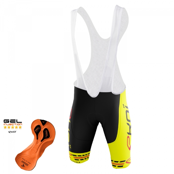 Cosciali EKOI COMP11 Gel Injection Nero Giallo Cosciali EKOI COMP11 Gel Injection Nero Giallo